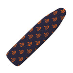 Orange Bullseye Target Pattern Print Ironing Board Cover