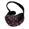 Orange Bullseye Target Pattern Print Pet Sling Carrier