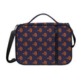 Orange Bullseye Target Pattern Print Shoulder Strap Bible Bag