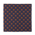 Orange Bullseye Target Pattern Print Silk Bandana