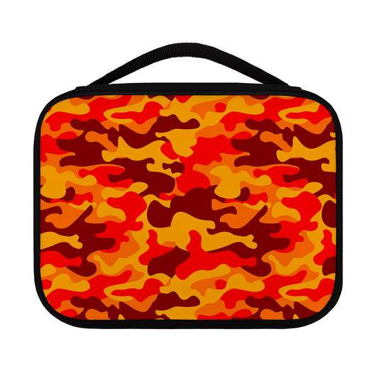 Orange Camouflage Print Classic Bible Case