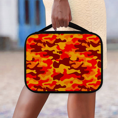 Orange Camouflage Print Classic Bible Case