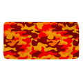 Orange Camouflage Print Towel