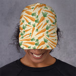 Orange Carrot Pattern Print Baseball Cap