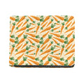 Orange Carrot Pattern Print Bifold Wallet