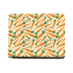 Orange Carrot Pattern Print Bifold Wallet