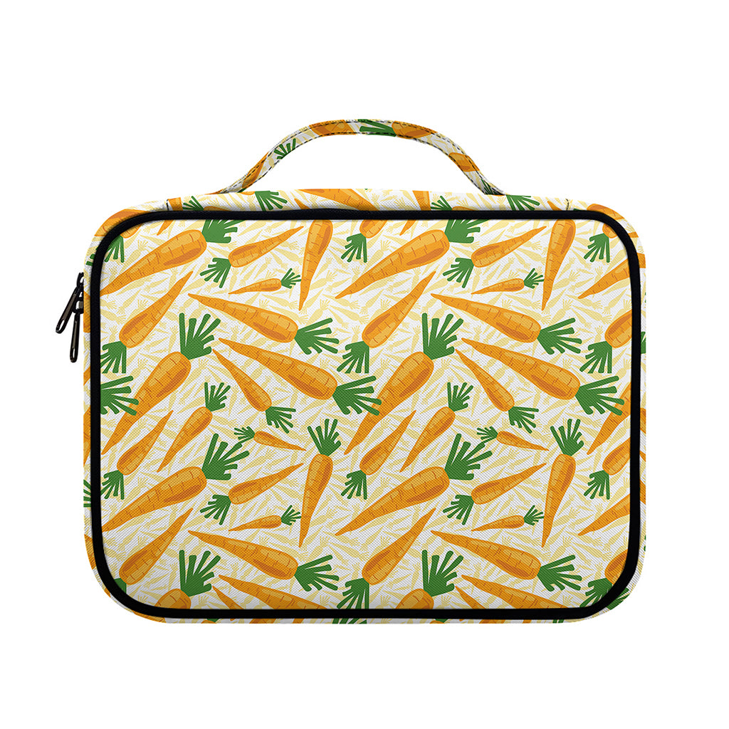 Orange Carrot Pattern Print Briefcase Bible Bag