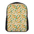 Orange Carrot Pattern Print Casual Backpack