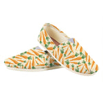Orange Carrot Pattern Print Casual Shoes