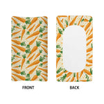 Orange Carrot Pattern Print Changing Pad Cover