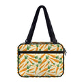 Orange Carrot Pattern Print Double Strap Bible Bag