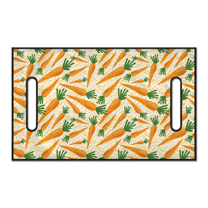 Orange Carrot Pattern Print Golf Cart Seat Cover