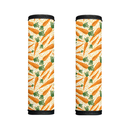 Orange Carrot Pattern Print Handle Covers