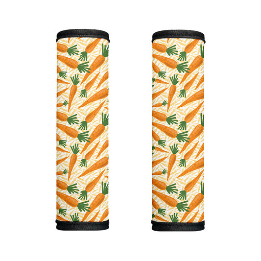 Orange Carrot Pattern Print Handle Covers