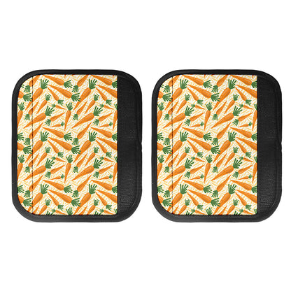 Orange Carrot Pattern Print Handle Covers