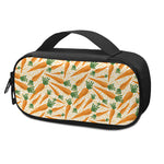 Orange Carrot Pattern Print Insulin Cooler Travel Case