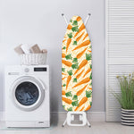 Orange Carrot Pattern Print Ironing Board Cover