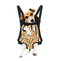 Orange Carrot Pattern Print Pet Carrier Backpack