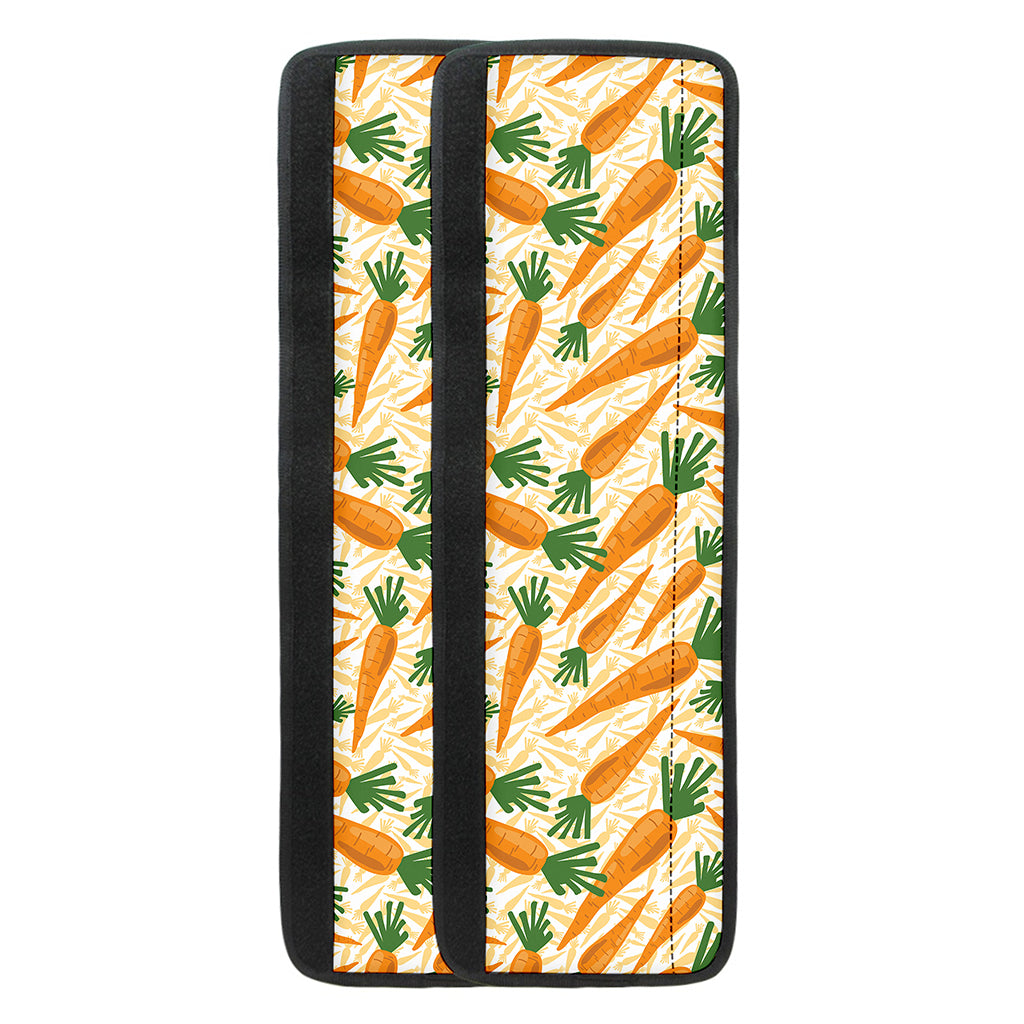 Orange Carrot Pattern Print Refrigerator Handle Covers