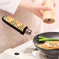 Orange Carrot Pattern Print Skillet Handle Cover