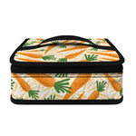 Orange Carrot Pattern Print Small Lunch Bag