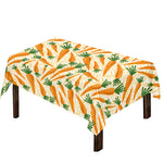 Orange Carrot Pattern Print Tablecloth