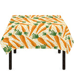 Orange Carrot Pattern Print Tablecloth