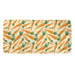 Orange Carrot Pattern Print Towel