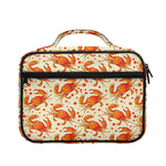 Orange Crab Pattern Print Briefcase Bible Bag
