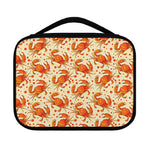 Orange Crab Pattern Print Classic Bible Case