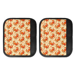 Orange Crab Pattern Print Handle Covers
