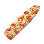 Orange Crab Pattern Print Ironing Board Cover