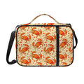 Orange Crab Pattern Print Shoulder Strap Bible Bag