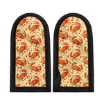 Orange Crab Pattern Print Skillet Handle Cover