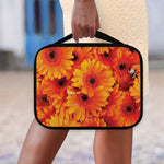 Orange Daisy Flower Print Classic Bible Case