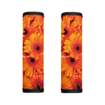 Orange Daisy Flower Print Handle Covers
