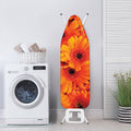 Orange Daisy Flower Print Ironing Board Cover