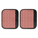 Orange Doodle Bull Terrier Pattern Print Handle Covers