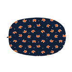 Orange Fox Pattern Print Car Side Mirror Covers