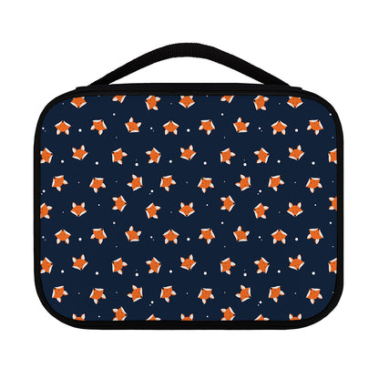 Orange Fox Pattern Print Classic Bible Case