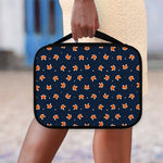 Orange Fox Pattern Print Classic Bible Case