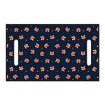 Orange Fox Pattern Print Golf Cart Seat Cover