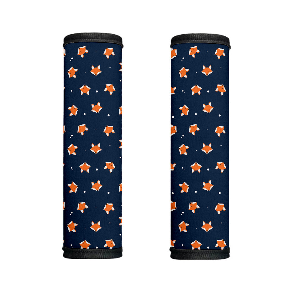 Orange Fox Pattern Print Handle Covers