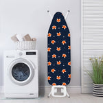 Orange Fox Pattern Print Ironing Board Cover