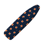 Orange Fox Pattern Print Ironing Board Cover
