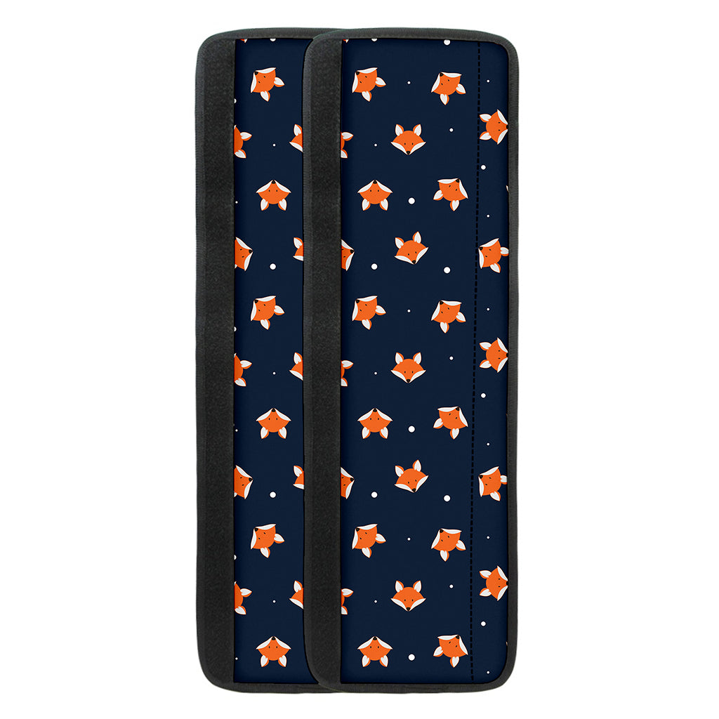 Orange Fox Pattern Print Refrigerator Handle Covers