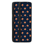 Orange Fox Pattern Print Refrigerator Handle Covers