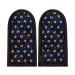 Orange Fox Pattern Print Skillet Handle Cover