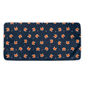 Orange Fox Pattern Print Towel