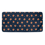Orange Fox Pattern Print Towel